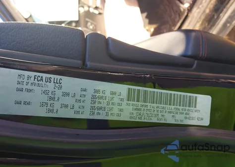 2020 Jeep Grand Cherokee Trailhawk 4X4 z USA, uszkodzony, nr VIN 1C4RJFLT9LC311975